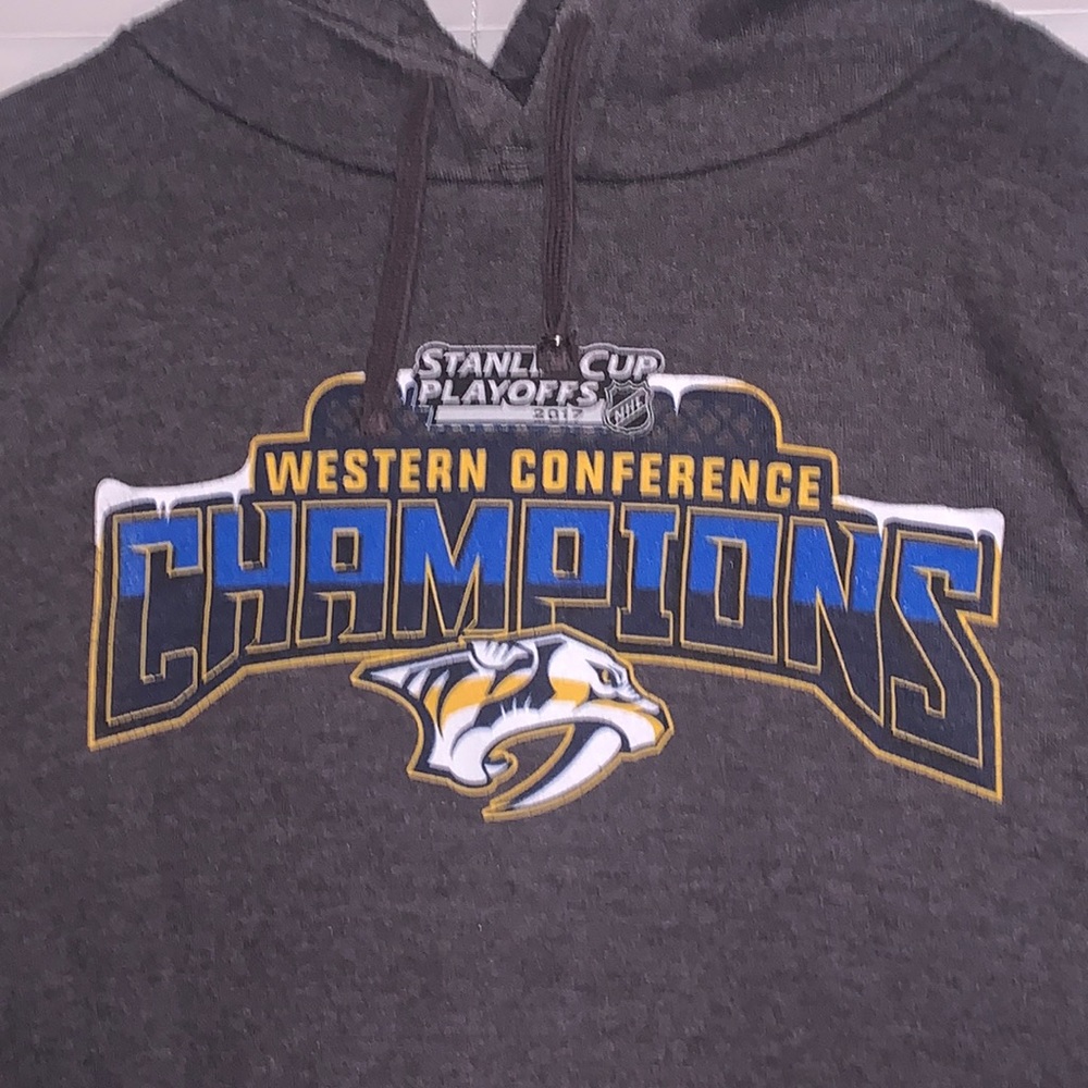 2017 western conference champions Stanley cup series mens large hoodie